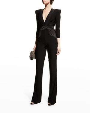 Zhivago Eye Of Horus 3/-Sleeve Jumpsuit - Black