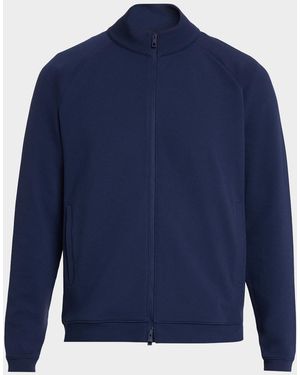 Peter Millar Apos;S Cradle Pique Performance Full-Zip Jacket - Blue