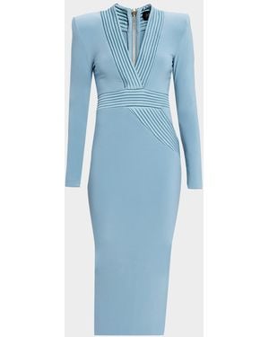 Zhivago The Heiress Stretch Jersey Gown - Blue