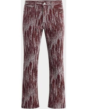 Hudson Jeans Rigid Walker Kickflare Jeans - Red