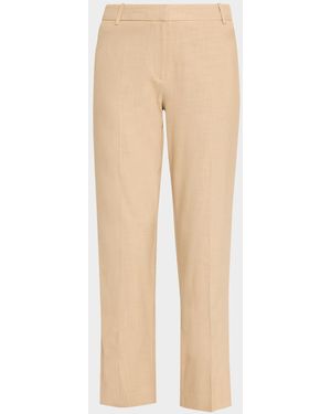 Kobi Halperin Dina Cropped Slim-Leg Pants - Natural