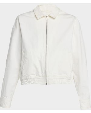 Nili Lotan Najac Denim Jacket - White
