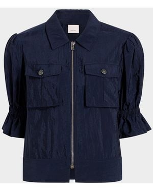 Cinq À Sept Holly Parachute Jacket - Blue