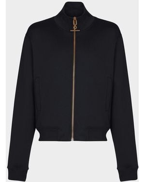 Balmain Apos;S T-Bar Neoprene Track Jacket - Blue