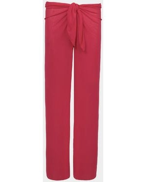 ViX Pareo Cover-Up Pants - Red