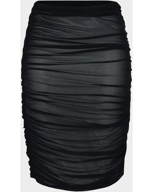 Sunshine 79 Maximal Mesh Convertible Midi Skirt - Black