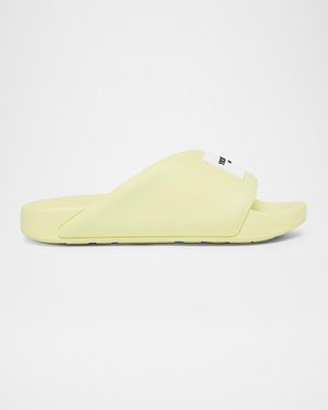 Givenchy Logo Label Slide Sandals - Multicolor