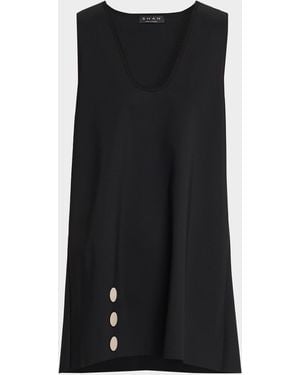 Shan Nelly Mini Dress Coverup - Black