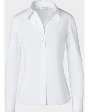 Akris Punto Cotton Poplin Shirt - White