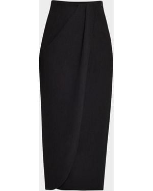 IRO Beya Draped Skirt - Black