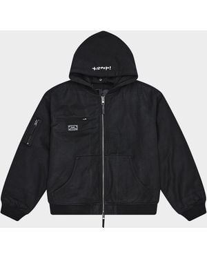 Ksubi Sin City Plated Waxed Jacket - Blue