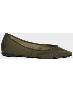 Jacquemus Les Ballerines Mesh Flats - Green