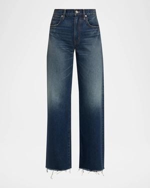 SLVRLAKE Denim Grace Wide-Leg Jeans - Blue