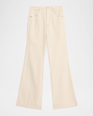 Rag & Bone Ruby Flare Trouser Jeans - Natural