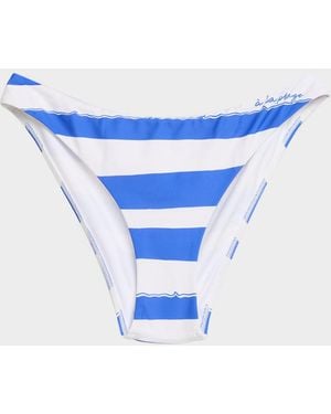 MILLY A La Plage Bikini Bottoms - Blue
