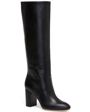 Loeffler Randall Goldy Leather Knee Boots - Black