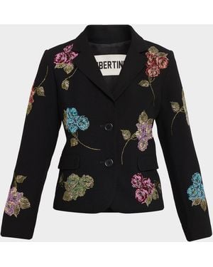 Libertine Primrose Embellished Single-Breasted Jacket - Black