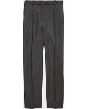 Balenciaga Wool Tailored Pants - Gray