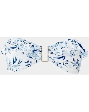 Melissa Odabash St Kitts Strapless Bikini Top - Blue
