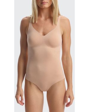 Commando Butter Soft-Support Tank Bodysuit - Natural