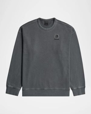 G-Star Graphic Cotton Sweatshirt - Gray
