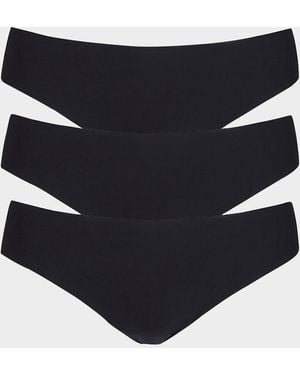 Commando Butter Ultra-Soft Stretch Thongs, Pack Of 3 - Blue
