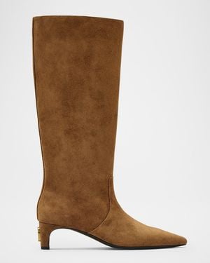Marc Jacobs The Suede Mel Knee-High Boots - Brown
