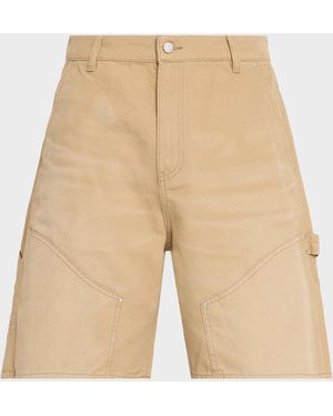 Represent Apos;S Paneled Carpenter Shorts - Natural
