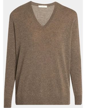 The Row Poesis Cashmere Sweater - Brown