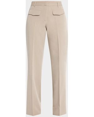 Wynn Hamlyn Low-Rise Utility Pants - Natural