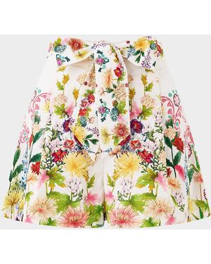 CAMILLA Tuck Front Shorts - Multicolor