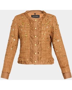 Kobi Halperin Marshall Embellished Tweed Jacket - Multicolor