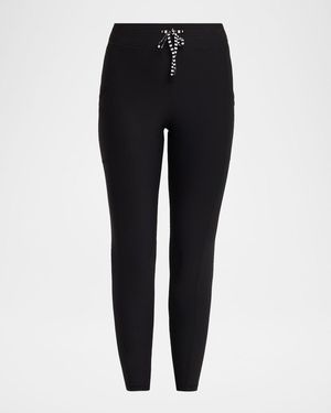 The Upside Peached Pocket Midi Pants - Black