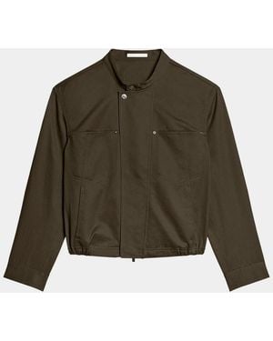 Helmut Lang Apos;S J-Moto Trucker Jacket - Green