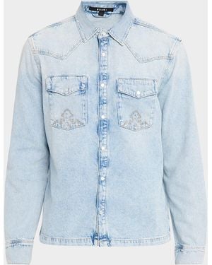 Ksubi Apos;S Whiplash Western Shirt - Blue