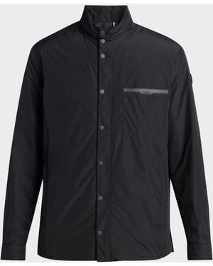 Moncler Apos;S Snap-Front Down Jacket - Black