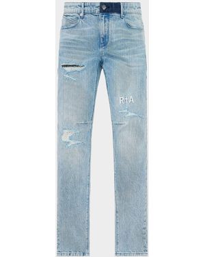 RTA Apos;S Chaparral Clayton Distressed Skinny Jeans - Blue