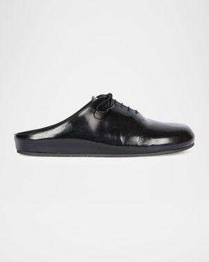 Jacquemus Apos;S Les Derbie Leather Mules - Black