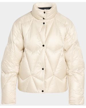 Moose Knuckles Lightweight Iceberg Quilt Down Jacket - Natural
