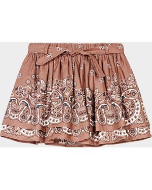Maje Jinana Bandana Mini Skirt - Multicolor