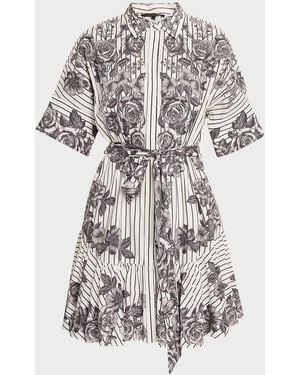 Kobi Halperin Hayden Belted Mini Dress - White