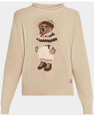 Polo Ralph Lauren Polo Bear Rollneck Sweater - Natural