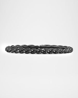 David Yurman Sculpted Cable Flex Bracelet With Diamonds - Multicolor