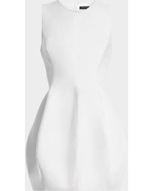 BCBGMAXAZRIA Cutout Bubble Mini Dress - White