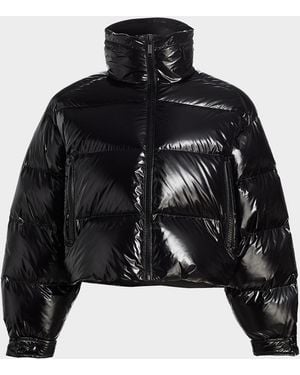 MICHAEL Michael Kors Short Down Puffer Jacket - Black