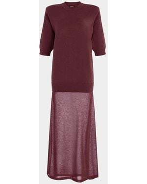 SER.O.YA Arwen Knit Maxi Dress - Purple