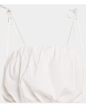 Solid & Striped The Ivy Bubble Top - Natural