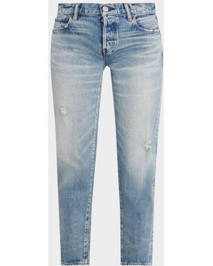 Moussy Hackney Tapered Jeans - Blue