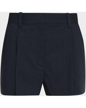 A.L.C. Winston Cotton-Blend Shorts - Blue