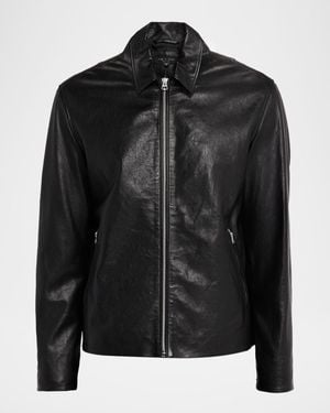 rag & bone ブラックレザーライダースジャケット rag & bone ブラックレザーライダースジャケット rag & bone